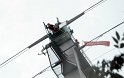 Einsatz BF Hoehenretter Koelner Seilbahn Hoehe Zoobruecke P2182